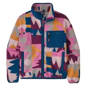 Patagonia Colorful Geometric Fleece Jacket